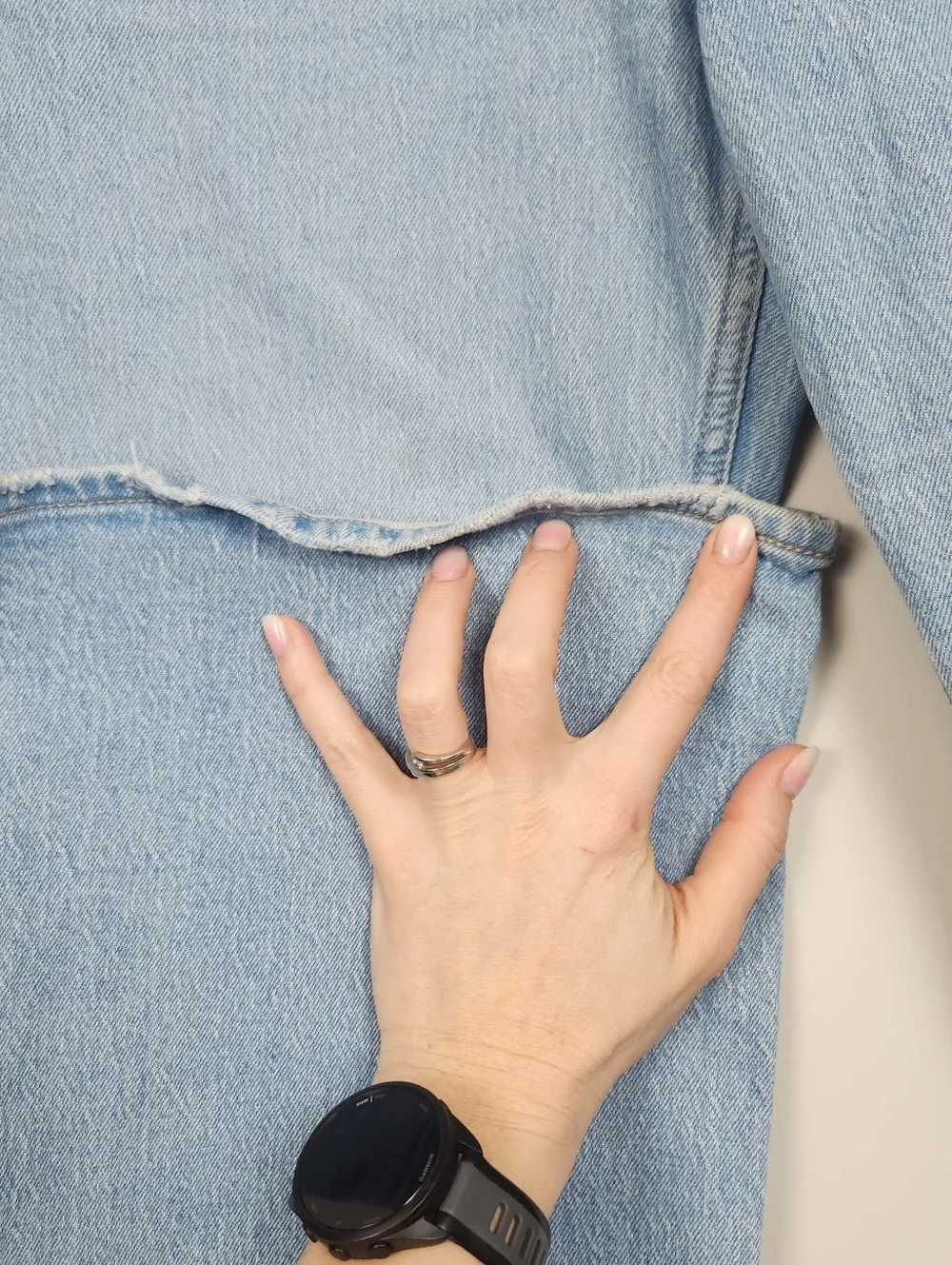 Levi's 70s Flare High Waisted Light Wash Denim Jeans Size 28W Fits Medium  Large - Picture 7 of 16
